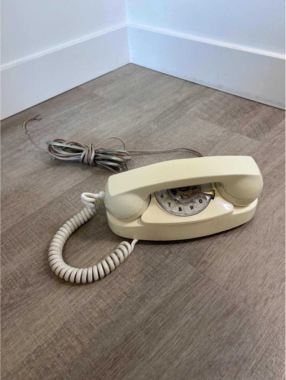 Western Electric white Princess Rotary Phone Working, U